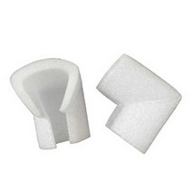 모서리보호대 500개 완충재 전자제품 보호스틱 쿠션, 두께 10mm 슬롯 25mm 500개