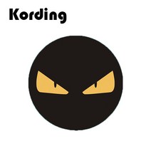 코딩 KD-34 원형 스마트폰 마그네틱 자석 디자인 철판 플레이트, 1개, 55. 왕눈이 3cm
