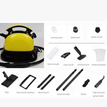 13 In 1 1500W 4Pa 고압 증기 기계 스팀 청소기 타일 바닥 카펫 자동차 뷰티 세차, 01 YELLOW_01 EU_01 220V