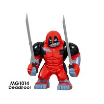 어벤져스 헐크버스터 아이언맨3 미니 캐릭터 피규어 장난감 블럭, 19.버프 데드 풀