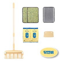 닦앤비 리턴청소기 올인원 세트 (청소기 본체 + 걸레 2p 정전기청소포 2p), 없음