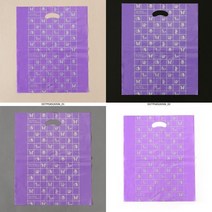 이지리치 100P 양장비닐봉투 보라 40X50CM 옷가게비닐쇼핑백 비닐쇼핑백