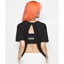 Unique 1071 등트임 티셔츠~/방송댄스복 무대 공연 힙합 에어로빅 줌바 피트니스 트레이닝 홈트 운동복