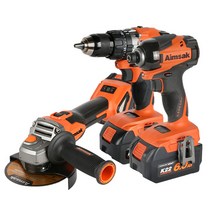 아임삭 21.6V 충전그라인더 임팩드라이버 해머드릴 BL22GMT8 콤보세트