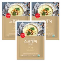 CJ 이츠웰 크림스프 스프데이 1KG x 3개