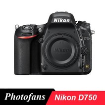 니콘 d750 dslr 카메라, 협력사, 렌즈가 없는 바디
