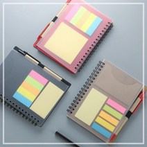 접착 메모지 볼펜노트 판촉 선물용 SET 점착식