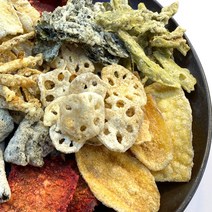 흥부네 한과 부각 찹쌀 수제 부각 튀각 9종믹스 230g 간식용 반찬용 김부각 고추 연근 호박
