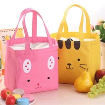 피크닉용 귀여운 애니멀 친구들 보냉보온가방, 쿠팡 다팔자 옐로우