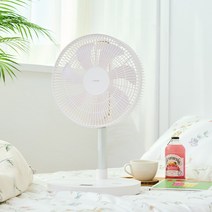 보만 10인치 BLDC 저소음 가정용 스탠드 리모컨 타이머 폴더블 선풍기 BC1017W, 단품