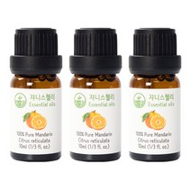 쟈니스헬리 천연 아로마 에센셜 오일 10ml 3P, 만다린 오일 10ml 3P