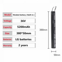 전기자전거배터리 밧데리External Battery for Ninebot Segway ES1 ES2 ES4 E22 Smart Electric Scooter 36