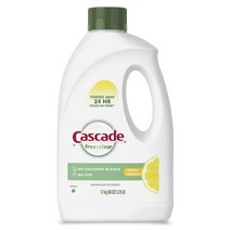 Cascade 프리 & 클리어 디시워싱 세제 식기세척기용세제 레몬 에센스, 1개, 1.7kg