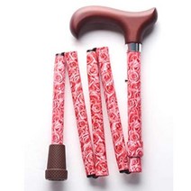 [일제지팡이] [일본직배]Merry Sticks 노인 지팡이 할머니 선물 폴딩, 1개