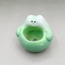 다육이화분 귀여운 마우가니 화분 핸드메이드 컬러풀 시멘트 냄비 미니 다육 분재 정원 홈 오피스 장식, [05] 라이트 그린
