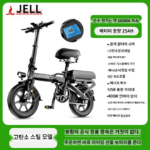 전기자전거 전동 충전식 출퇴근 배달 접이식 로드, 48V, 기본, 블랙 100km