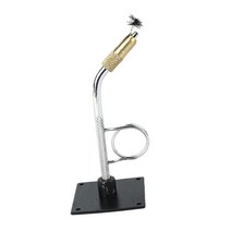 휴대용 플라이 타이 테이블 탑 플라이 타이 스테이션 DIY 미끼 제조기, 알루미늄 합금, 은