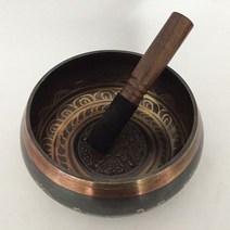 싱잉볼 네팔 티베트어 소리 그릇 7 사이즈 말레이시아 불교 요가 명상 풍수, 12cm