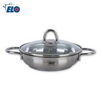 ELO 스텐 전골냄비 인덕션 IH, 실버, 20cm