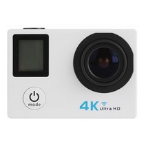 유프로 가성비 와이파이 방수 미니 4k 액션캠 + 추가배터리, 유프로 FP모델 화이트 (메모리카드 없음)