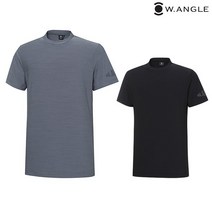 와이드앵글 남성 VA 시어써커 라운드 반팔 티셔츠(WMM23299), 115