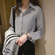 여성 데일리 카라 정장 블라우스 스프라이트
