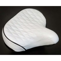 Fito 대만산 GS 비치 크루저 컴포트 레트로 시티 자전거 안장 시트 (화이트)