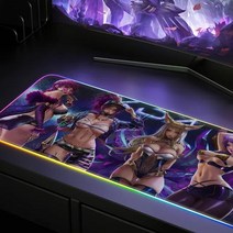 rgb 장패드 RGB 빛나는 마우스 패드 사무실 게임 홈 천막 키보드 초대형 두꺼운 멋진 노트북 사용자 정의, 20 y_02 Thickness 4MM