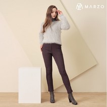 마르조 마르조 마렌프 본딩 밴딩 팬츠 브라운