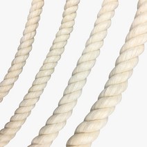 빳빳한 면로프 8-15mm 하드로프 자체 생산 1M단위, 12mm