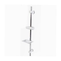 원룸 헬스장 샤워기홀더 실버 바닷가모텔 샤워거치대 샤워기행거 샤워기고정 슬라이드바 샤워기고정대