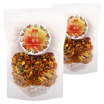 [설날 특가] 제주 무농약 수제 메리골드 꽃차 마리골드 꽃잎 파우치형 40g, 2개