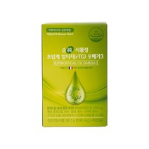 원료부터캡슐까지100% 순 식물성 초임계 알티지 오메가3, 60정, 60정