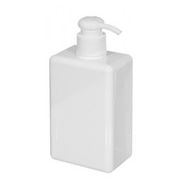 [허브스프레이] 친환경 PETG 사각 디스펜서 100ml 150ml 250ml 280ml 450ml, 280ml 백색