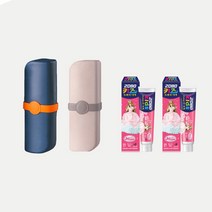 1+1 에클리츠 고급 칫솔통 칫솔 치약 세트 칫솔꽂이 칫솔보관함 양치컵, 키즈핑크세트, 네이비+핑크