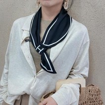 실크 쁘띠 스카프 매는법 엄마 명품 여름 실크 쁘띠 스카프 미니