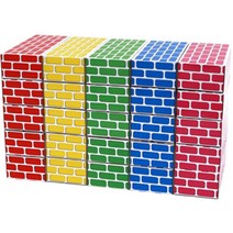[쿠쿠토이즈] 종이벽돌 블록 대형 25PCS, 단품