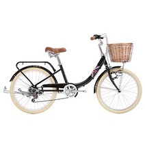 [스타카토 자전거] 22 키스 7단 시티형 자전거 2020, 블랙