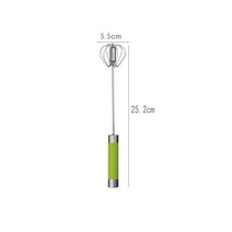 가축 사료 교반기 배합기 혼합 믹서 Hand Pressure Semi-automatic Egg Beater Stainless Steel Kitchen Ac, 03 Green trumpet