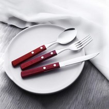 홈카페 브런치 우드 커트러리/ 요리 프렌차이 음식 식당 편리한 샐러드, 체리 숟가락