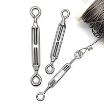 스텐 턴버클 와이어 로프 줄 처짐방지 장력 길이 조절 부속, 5mm