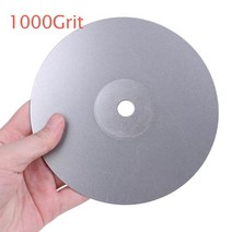 컷팅날 절단날 6인치 2021mm 80 ~ 150 그릿 다이아몬드 코팅 플랫 랩 그라인딩 휠 보석 유리 바위용 디스, 10 1000Grit