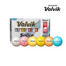 볼빅 솔리체(Solice)비비드칼라 3피스 골프공