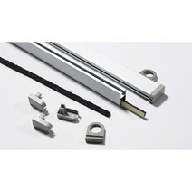 사각 족자봉 (알루미늄 원형 족자봉 16mm 알루미늄봉/족자봉 /베너봉), 1. 고리 타입