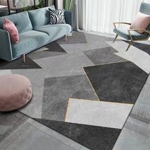 현관코일매트 매장 사무실 북유럽 스타일 카펫 거실 장식 홈 빅 사이즈 러그 침실 침대 옆 라운지 다다미, 01 1_01 80x100cm 31.5x39.4in