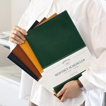 인디고 2023 오피셜 빅 먼슬리 날짜형 월간 A4 스케줄러, 네이비