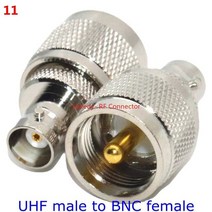 Q9 BNC 커넥터 수 암-SMA UHF N PL259 SO239 바나나 암 RF 어댑터 테스트 키트 구리 황동, [09] Type9-1pcs, 09 Type9-1pcs
