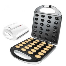 땅콩빵 땅콩과자 호두과자 기계 도넛틀 타코야끼 틀, 그레이 6129 1200W 와플 기계