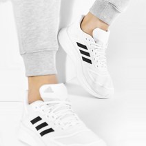 아디다스 남여 데일리 가벼운 화이트 런닝화 PG7421