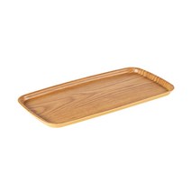 ZICCO 지코 옐로우 우드 멜라민 사각 트레이L_M1427